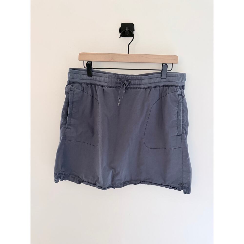 L.L.Bean Distressed Gray Skirt-Size L